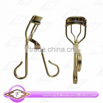 Hgh quality gold color metal eyelash curler professional eyelash tools