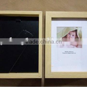 deep shadow box mdf wooden photo frame