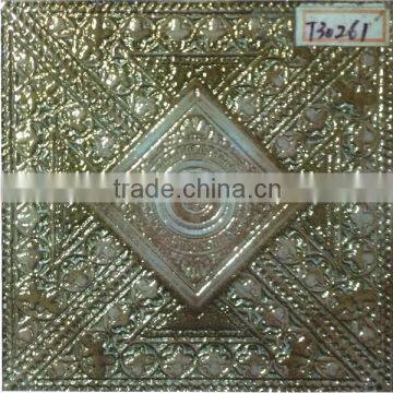 Foshan ceramic golden art tile 150x150mm