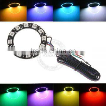 Adjusting Brightness 5050 Rgb 9v 15v Motorcycle Angel Eyes 50mm for Accura
