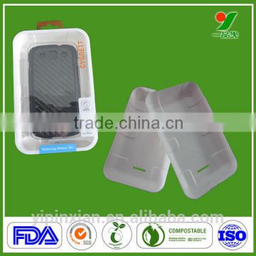 Shenzhen Manufacturer Biodegradable Electronic Products Recycled Molded Paper Pulp Packaging Tray