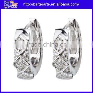 Best Seller ! Wholesale Fashion 925 Sterling Silver Small Hoop Earrings