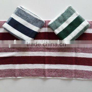 stock cotton yarn dyed dobby children bath towel