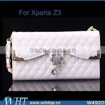 Fancy Cell Phone Case for Sony Z3, Wholesale for Sony Xperia Z3 Leather Case photo-3