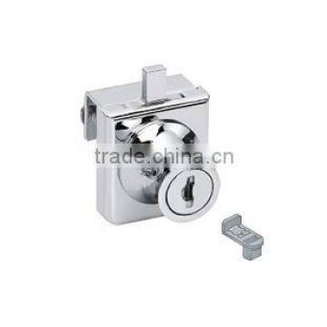 Glass cabinet furniture door lock, drawer lock with zinc