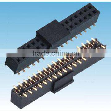 2.00 mm Pitch Female Header Dual Row S.M.T Type With Cap