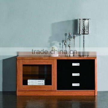 Modern cherry TV cabinet