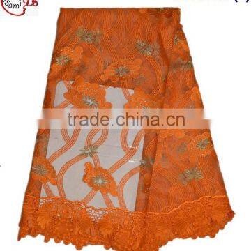 Nice lace CL14-232 net french lace with high quality lower price for UK women dress wholesale