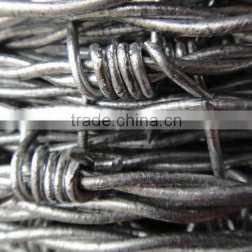 flat wire type pvc coating barbed wire price per roll