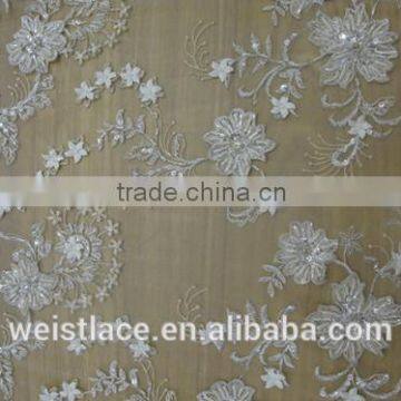 3D Flower Lace/ Becautiful Lace Dress/ Romantic Fabrics /embroiderey Lace photo-2