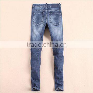 Manufacture Fashion Men Gender Spring Mid-waist Straight Loose Denim Jeans Pants photo-2