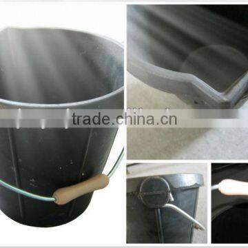 Fiber-Reinforced rubber bucket,Feed buckets,rubber pail,cubo de goma 14l