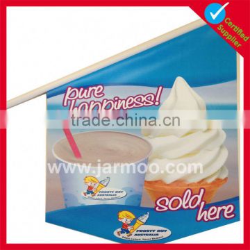 free design custom wall flag pole