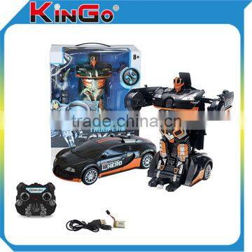 Radio Control Robot Car Trans Robot Toy Car for Kids with Remote Control