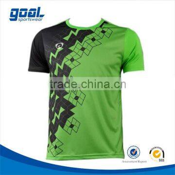 High quality polyester breathable custom design mens gym running t shirts