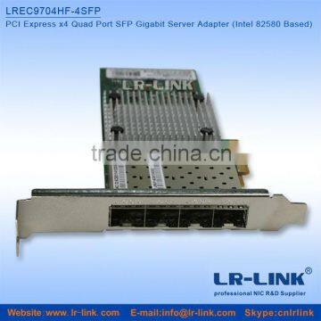 LREC9704HF-4SFP Intel 82580 PCI Expressx4 Gigabit SFP 4 Port Network Card photo-2