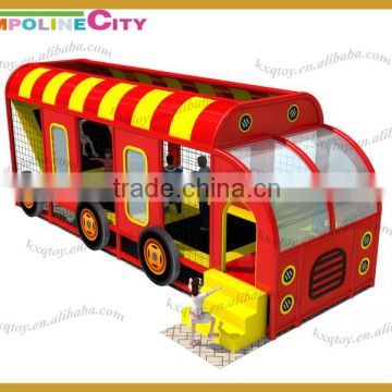 Interesting Amusement Trampoline Park/Outdoor Children Bus Trampoline