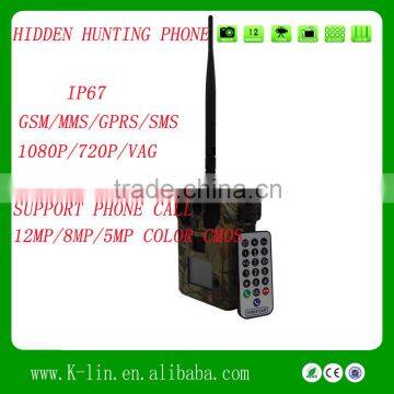 GSM SMS MMS GPRS Outdoor Hunting camera Multi-function Hidden Hunting Phone trail camera