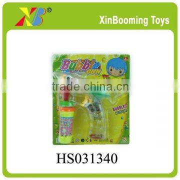 Promotion Gifts B/O Transparent Bubble Gun with light for kids