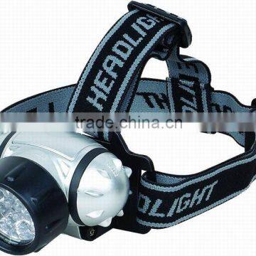 Tape rechargeable 7 led Headlight led light with rotating head