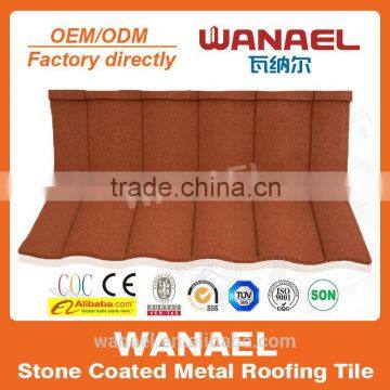 red asphalt shingles