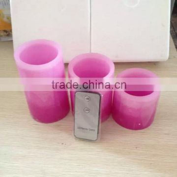 Wholesale high-quality forsting glass LED candle