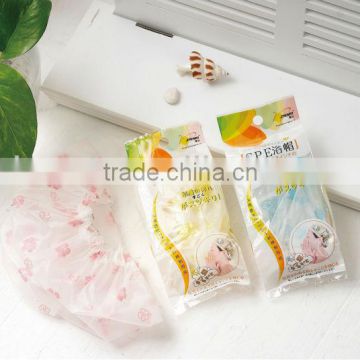 wholesale CPE shower cap china manufacturer, high quality CPE shower cap for promotion