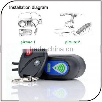 Remote Control Anti-theft Electronic Wireless Bike Alarm Lock Security Waterproof Bicycle Alarm                        
                                                Quality Choice