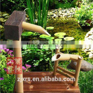 [Wanhong natural decorative gardening Manually bamboo water / frightened deer / garden courtyard bamboo products can be customiz