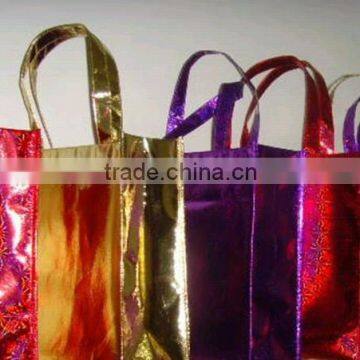 China supplier wholesale lamination non woven shopping tote bag for women