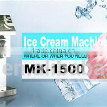 High swelling Single flavors Ice Cream Machine counter top stainless steel007