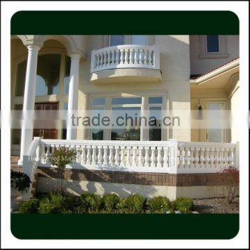 Marble Stair Handrail Outdoor Marble Handrail For Outdoor Steps