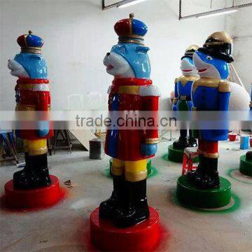 Christmas soldiers, christmas ornaments, fiberglass Christmas decoration soliers