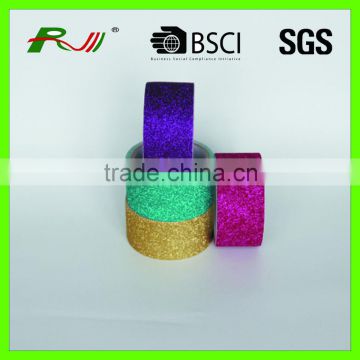 Good brand sticky book decoration glitter tape