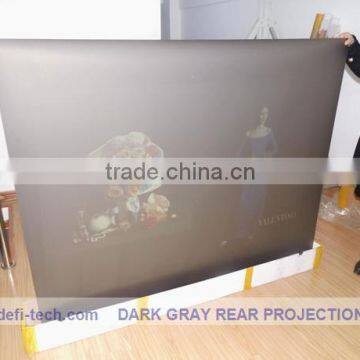 DEFI best price dark gray holographic projection film of 5 square meters ( 1.524m * 3.3) and different color A4 sample