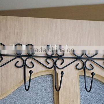 Classical Design Over the Door Hanger for Clothes/ High Quality Metal Hooks With Different Colours