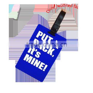2016 Cheap Promotional Custom Made Rubber Hotel Luggage Tag photo-3