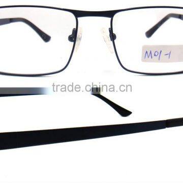 metal glasses with memory bridge and memory temples