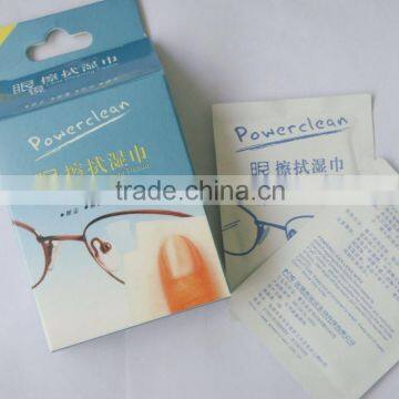 Disposable Biodegradable Glass Cleaning Wet Wipe
