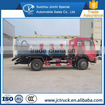 The city sewer dredge 12cubic howo sino 4x2 suction sewage truck series of supplier in China