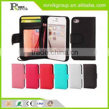 Dropshiping carteras cell phone case for iPhone 4 from china supplier