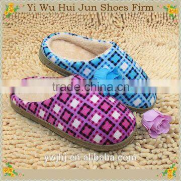 Lovely Cotton Fabric EVA Cotton Slippers Women(HJCW335)