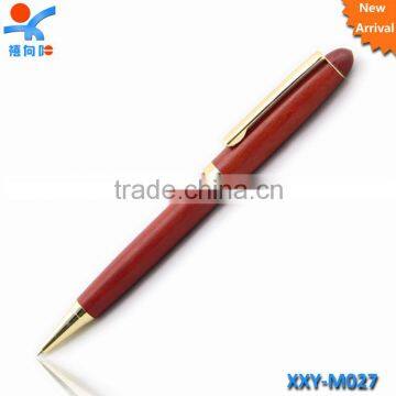 high-end advertising metal wooden ball pen