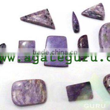 Amethyst Lace Agate Cabochons