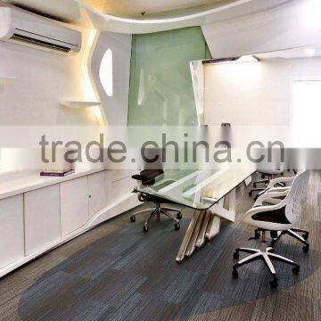 Printed Design With Multi-level Loop Pile Carpet Tile photo-2