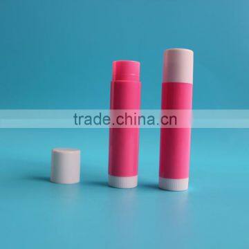 5g PP Pink Plastic Cosmetic Lipstick Lip Balm Tube photo-2