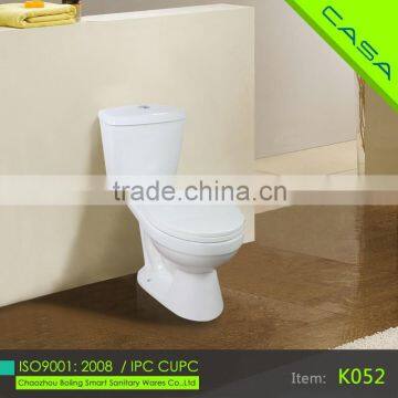 Close coupled-closet ceramic China western toilet two piece