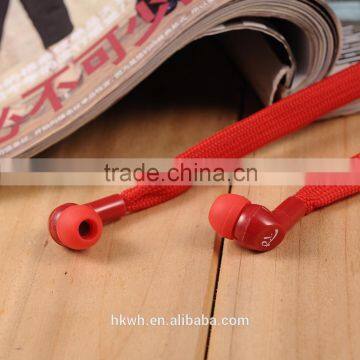 Deep Bass Metal Cheap Colorful Waterproof Shoelace Earphone photo-5