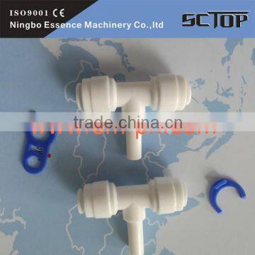 copper fittings pneutop china supplier straight type plastic pneumatic pipe fitting