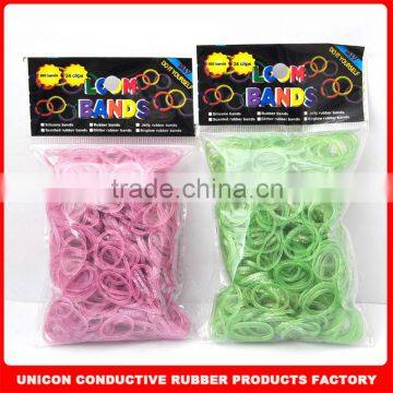 glitter rubber band loom